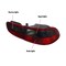 Spec-D Tuning 92-95 Honda Civic Civic Coupe And Sedan Red Smoke Tail Lights LT-CV92RG-RS - alternate 4